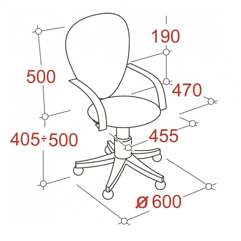 Компьютерное кресло EasyChair 304 LT офисное