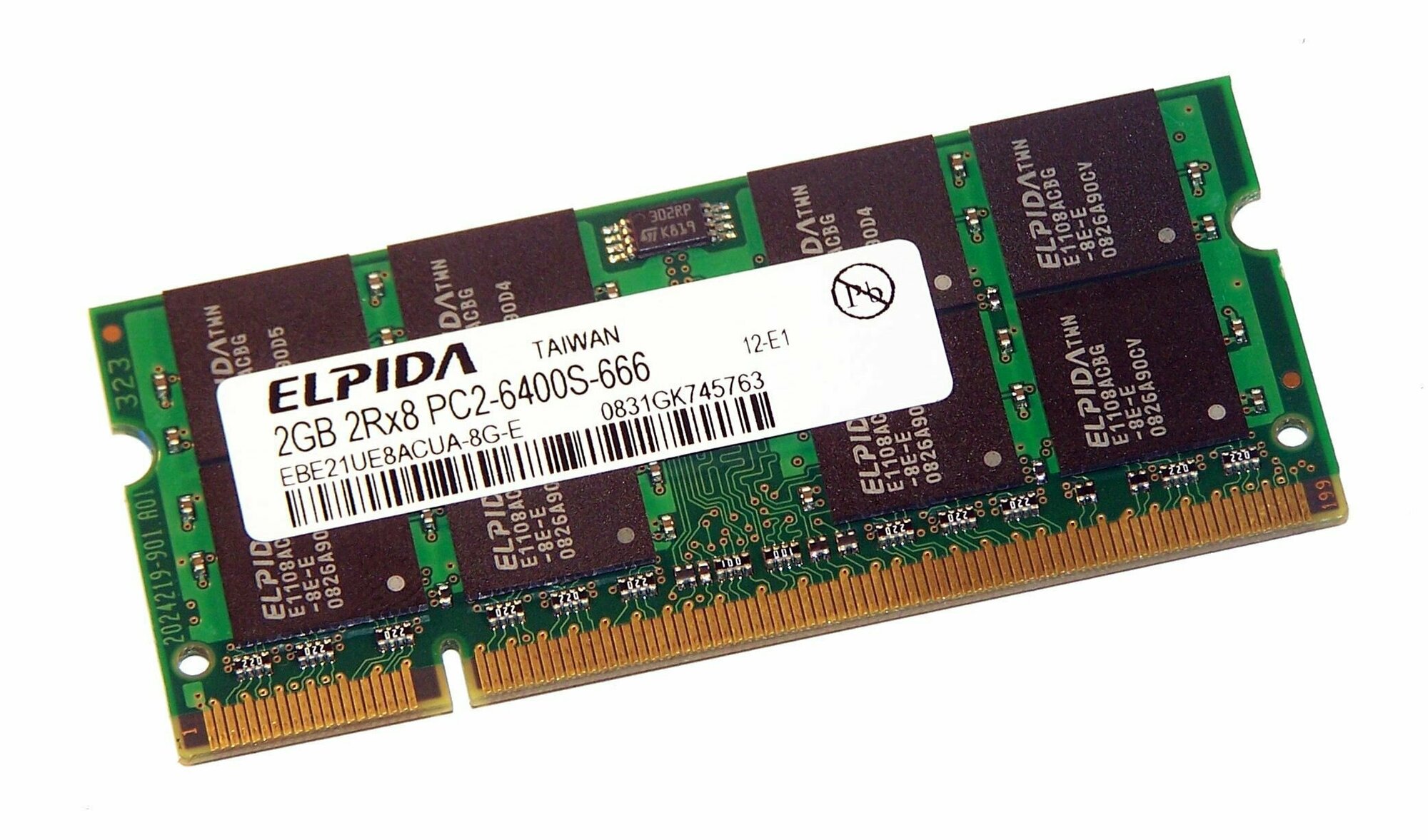 Модули памяти 4gb (2x2Gb) ddr2 800 pc2-6400 SoDimm 2G для ноутбуков в ассортименте - 2 уки