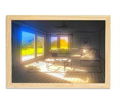 Светильник-Картина - красивый ночник-светильник от Hajime - фотография № 7