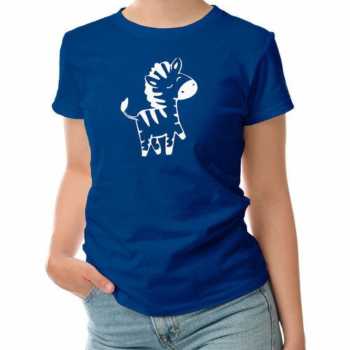 фото Футболка roly, размер l, синий