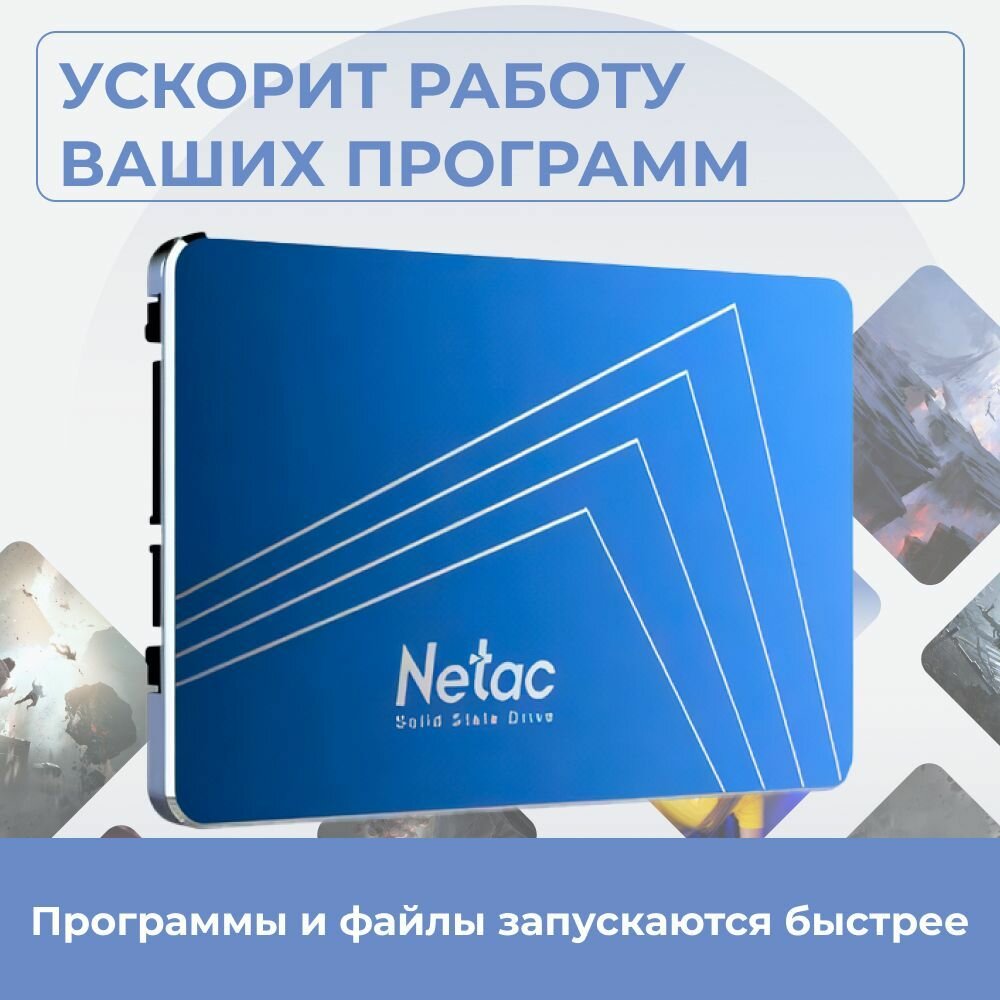 Твердотельный накопитель Netac N600S 1 ТБ SATA NT01N600S-001T-S3X