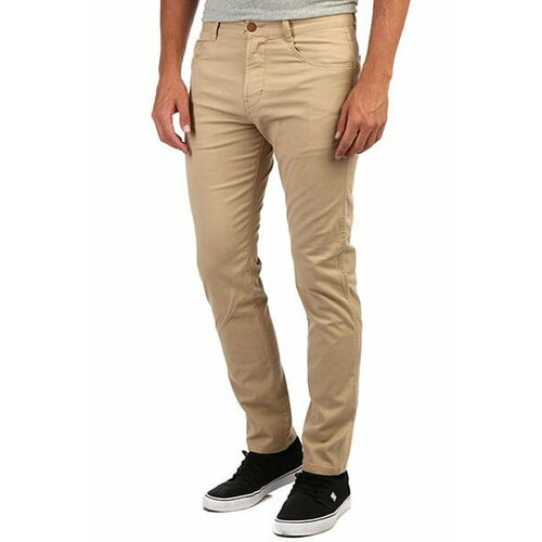 Брюки Quiksilver krandy 19 straight fit, размер 30, бежевый