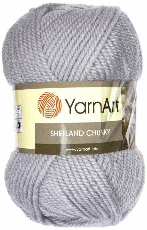 Пряжа YarnArt Shetland Chunky: 629 серебристый / 1 шт / 150 м / 100 г / виржин шерсть 50%, акрил 50%
