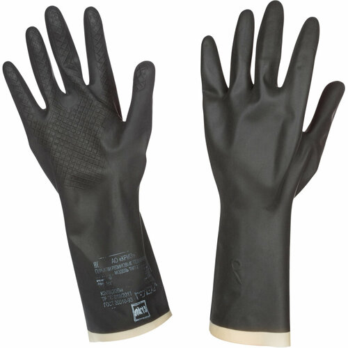 Перчатки защитные криз КЩС (К20Щ20) тип 2 латекс черные (размер 9) перчатки кщс латексные криз тип 2 черные размер 9 l 1569592