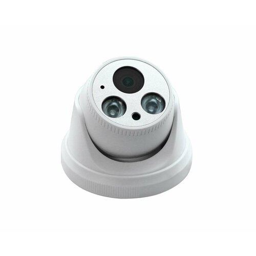 Купольная 4 MP IP камера KDM Mod:088-AP4 (Q41717KU) для системы видеонаблюдения с POE. С микрофоном, ИК подсветка, облегченный корпус