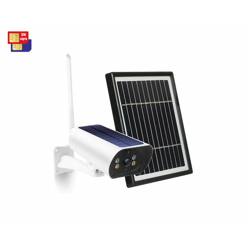 Link СК9-4-GS-AP Solar (RUS) (P24269SPA) 4G-GSM камера с двумя солнечными батареями, GSM камера видеонаблюдения на солнечной батарее