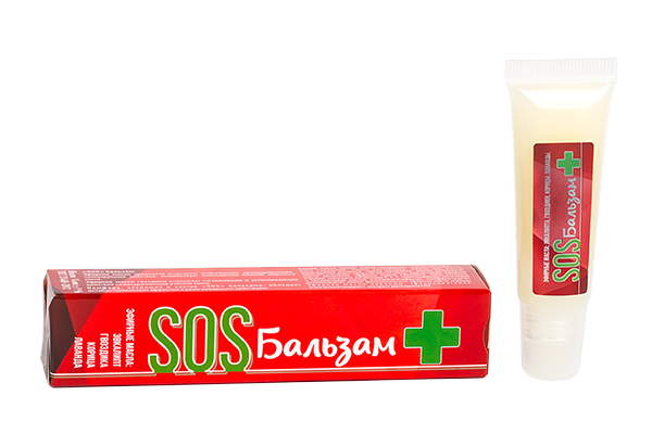 Крымская Натуральная Коллекция Бальзам для тела SOS с эвкалиптом, гвоздикой, корицей и лавандой, 14 мл