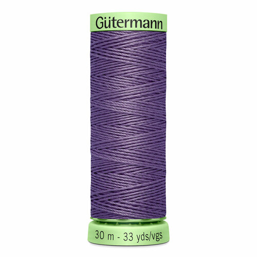 фото Нить top stitch 30/30 м для декоративной отстрочки, 100% полиэстер, gutermann 744506 (440 сиренево-лиловый), 5 шт