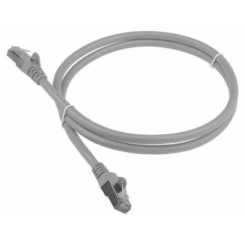 Патч-корд RJ45 - RJ45, 4 пары, FTP, категория 6, 1.5 м, серый, LSZH, LANMASTER LAN-PC45/S6-1.5-GY lanmaster патч корд rj45 rj45 4 пары utp категория 5е 2 м серый lszh lan pc45 u5e 2 0 gy