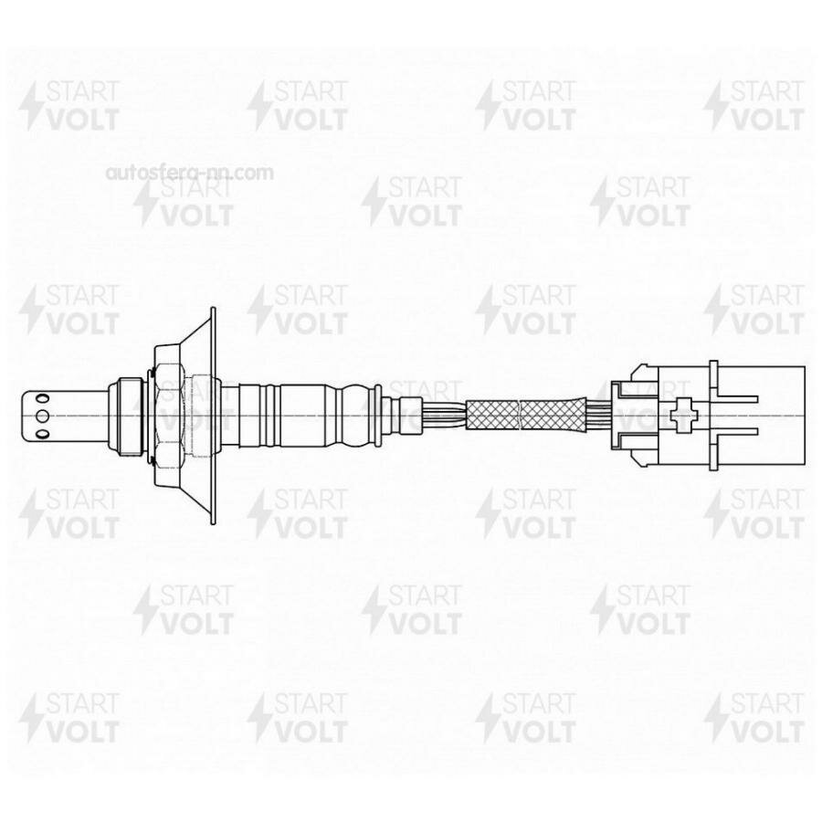 STARTVOLT VSOS1114 Датчик кисл. для а/м Mitsubishi Outlander XL (06-) 3.0i до кат. прав. (VS-OS 1114)