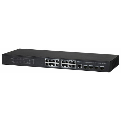 Коммутатор Dahua PFS4400 PFS4420-16GT-240 DH-PFS4420-16GT-240/PoE 240Вт./Управляемый Layer 2