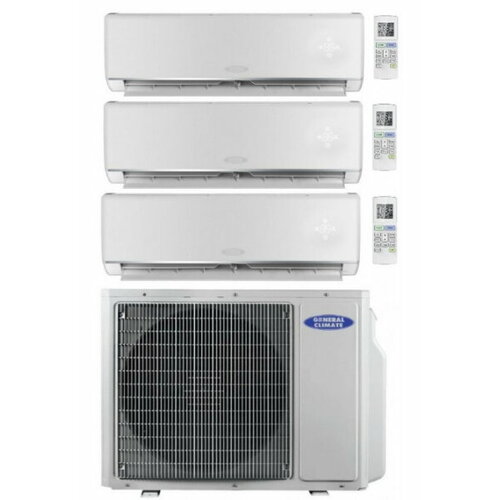 Комплекты (Готовые решения) General Climate GC-ME07HRi X 2 + GC-ME09HRI / GU-M3E21H1 мультисплит системы general climate gc me09hri wi fi gc me09hri wi fi gc me09hri wi fi gu m3e24h1