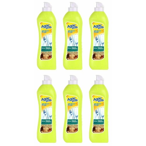 Адриоль Средство для мытья посуды Морские минералы, 500 мл, 6 шт