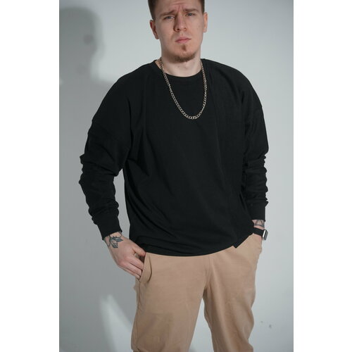 фото Лонгслив tyon, размер xl, черный