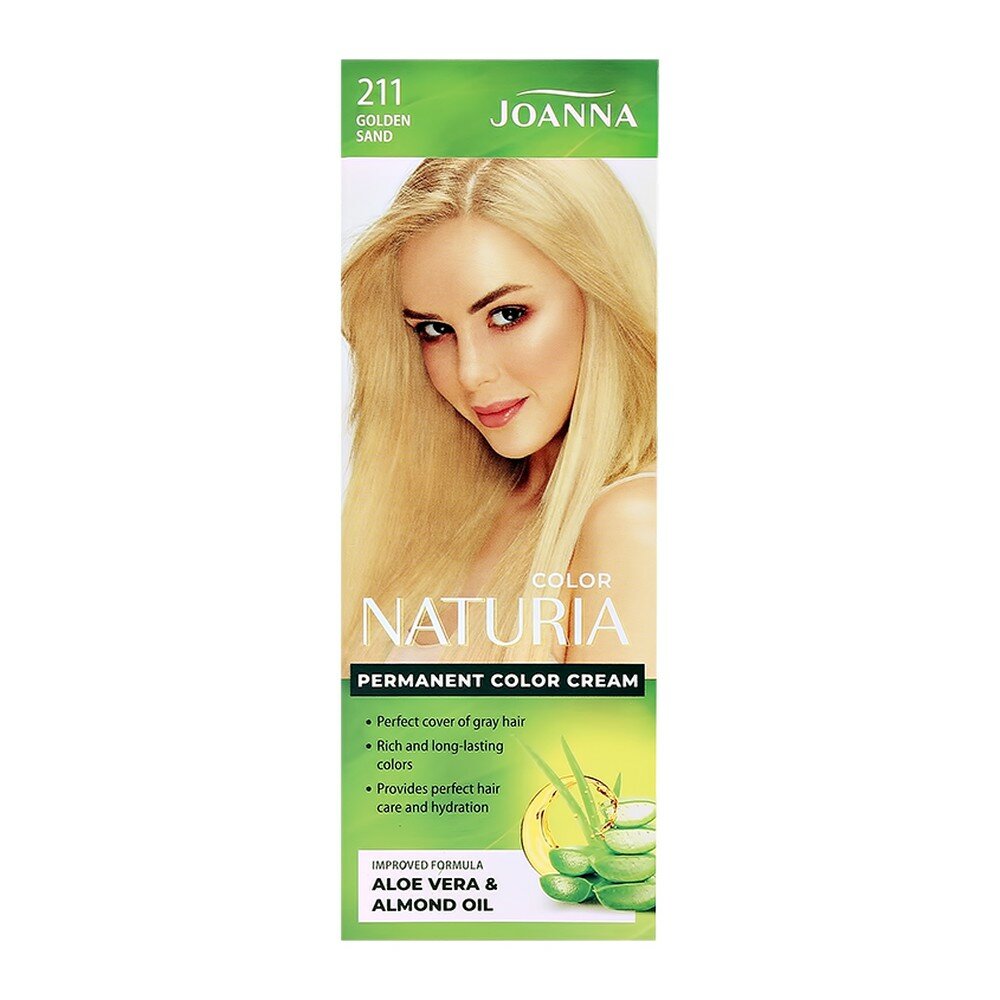 Краска для волос JOANNA NATURIA COLOR (тон 211) Золотой песок