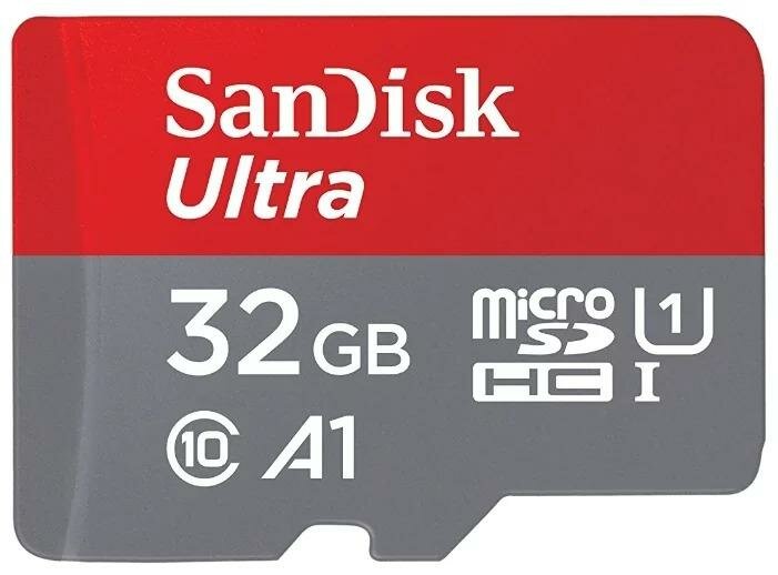 Карта памяти SanDisk High Endurance Micro SDHC + SD Adapter, 32 Гб