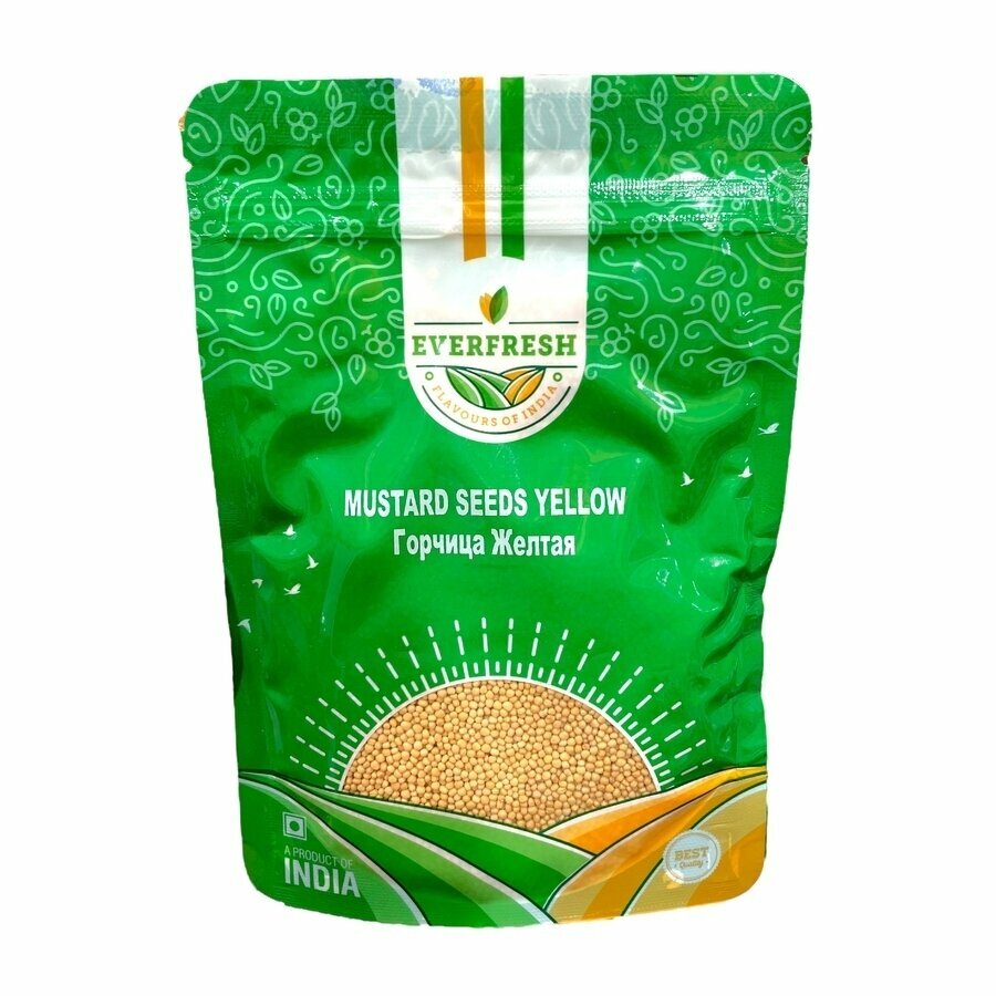 Горчица желтая семена Mustard Seeds Yellow Everfresh 100г