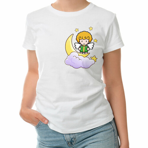 фото Футболка roly, размер s, белый