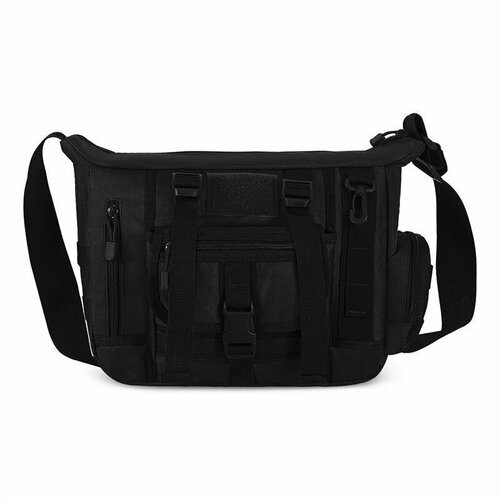 фото Сумка мессенджер guangzhou road cape tourism supplies тактическая с molle, черный