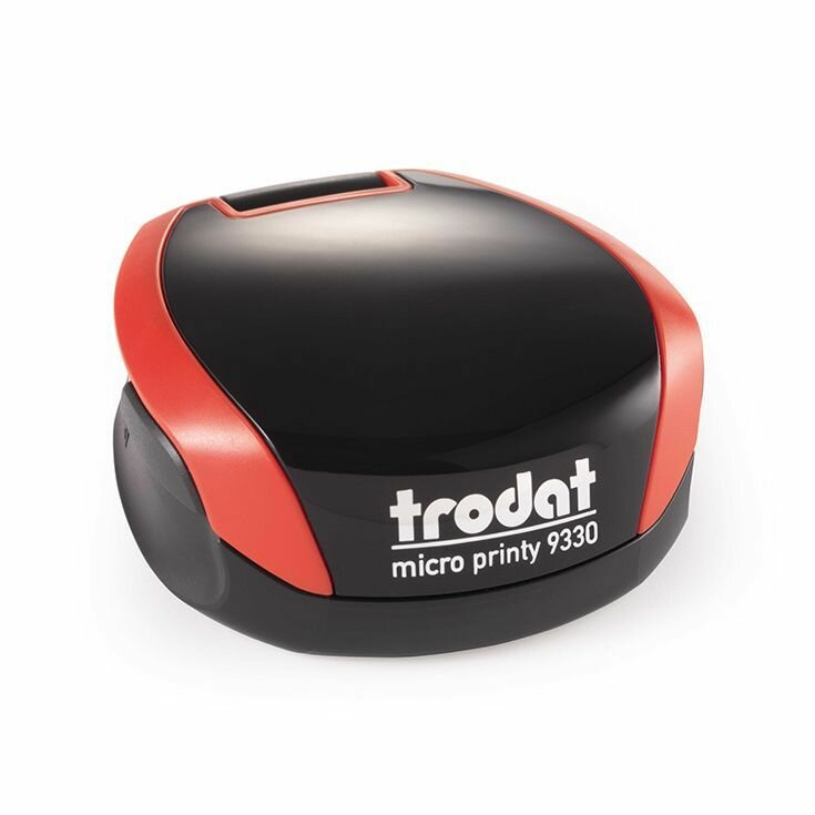 Оснастка карманная для печати Trodat Micro Printy 9342 красный корпус синяя штемпельная подушка