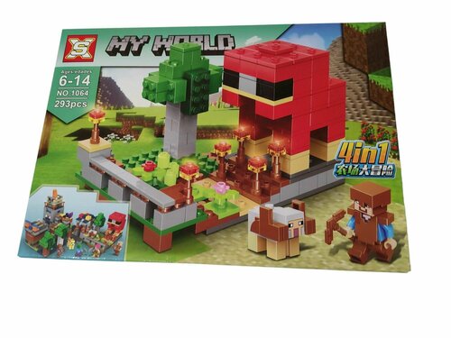 Конструктор My World: Фермерское приключение 2, 293 дет. (1064) / совместим с LEGO Minecraft и аналогами