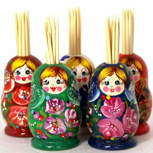 Подарки Подставка под зубочистки Матрешка цвет в ассортименте 591₽