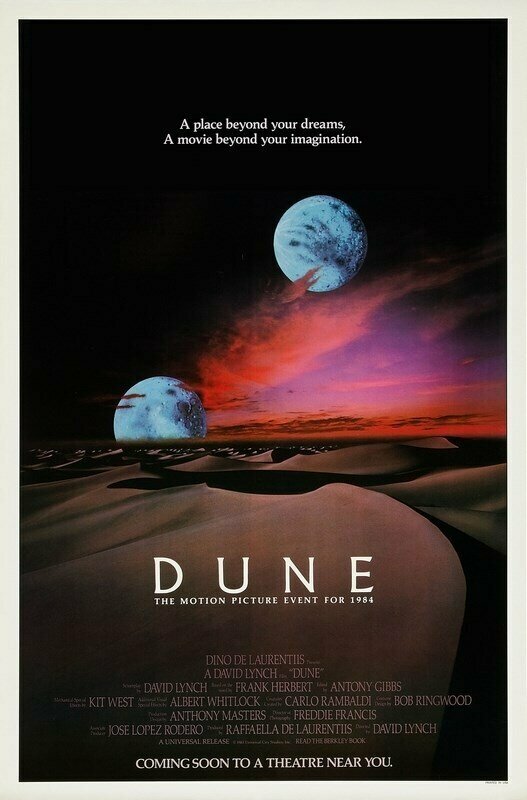 Плакат постер на бумаге Дюна (Dune) Дэвид Линч. Размер 30 х 42 см