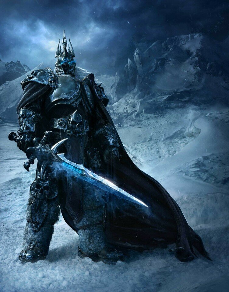 Плакат, постер на бумаге Blizzard-Lich King/Близзард-Король Лич. Размер 30 х 42 см