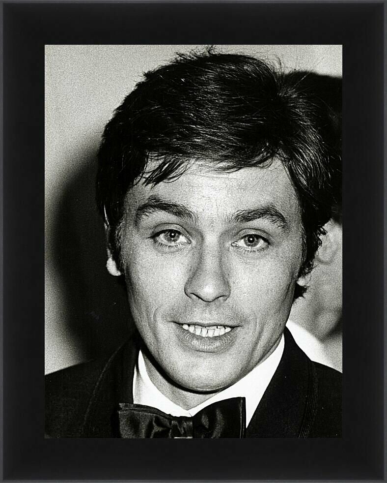 Плакат постер на бумаге Ален Делон. Alain Delon. Размер 30 х 42 см