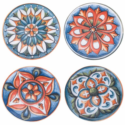 Набор из 4-х тарелок для пиццы Villa D'Este LE MAIOLICHE, VD5911275, д. 33 см