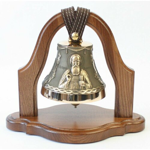 Колокол бронзовый на подставке 