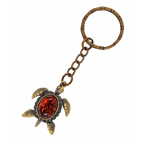 Черепаха - Черепашка - Талисман - Оберег Удача - Янтарь - Янтарный - Янтарная - Брелоки - Миниатюра - Фигурка - для Ключей - для Сумки - Аксессуар