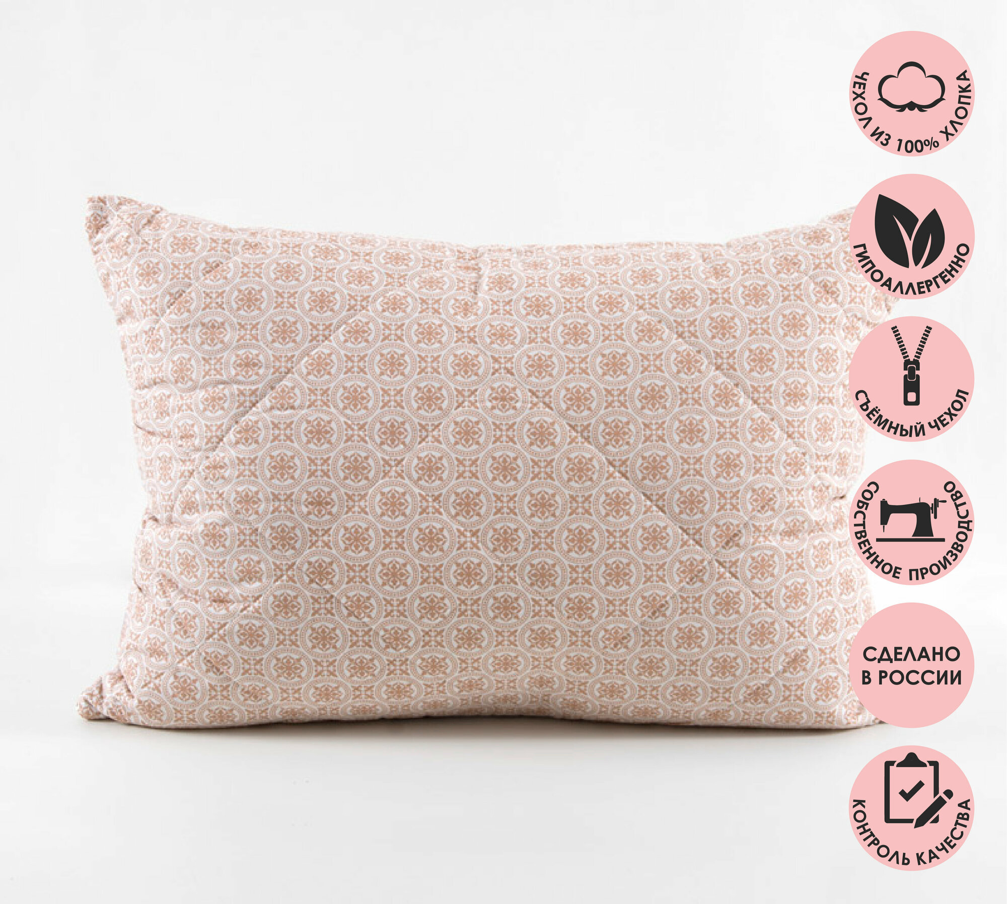 фото Подушка 40х60 Лен, перкаль