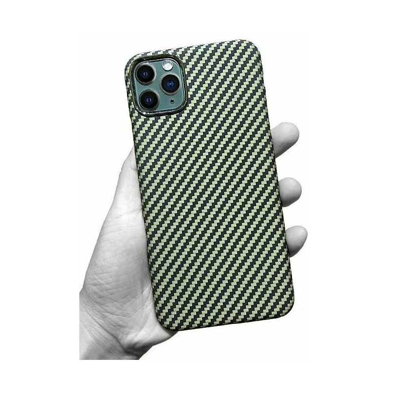 Чехол K-DOO Kevlar для смартфона Apple iPhone 11 Pro, зеленый