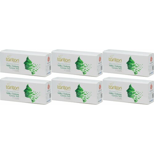 Тарлтон Чай Зеленый молочный оолонг в пакетиках, 25пак, 6 штук