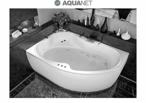 Ванна акриловая Aquanet Capri 205345 170х110 левая с к/с