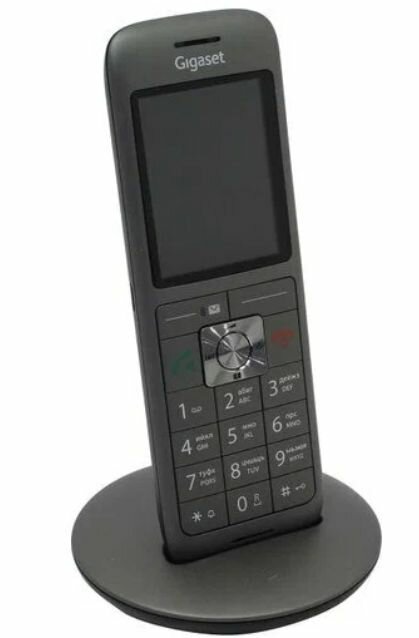 Трубка доп Dect GIGASET CL660HX HSB RUS черный д