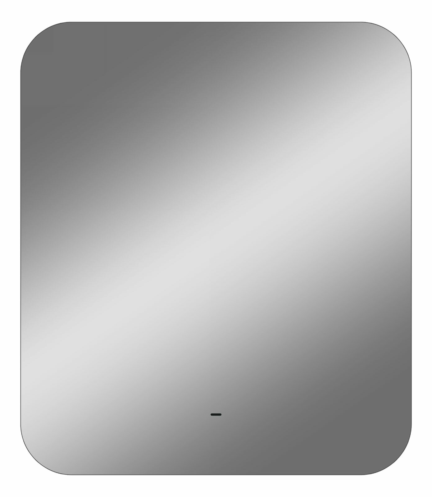 фото Зеркало Misty веритате - 600х800 Led, с сенс. на зеркале, холодная подсветка, с подогревом