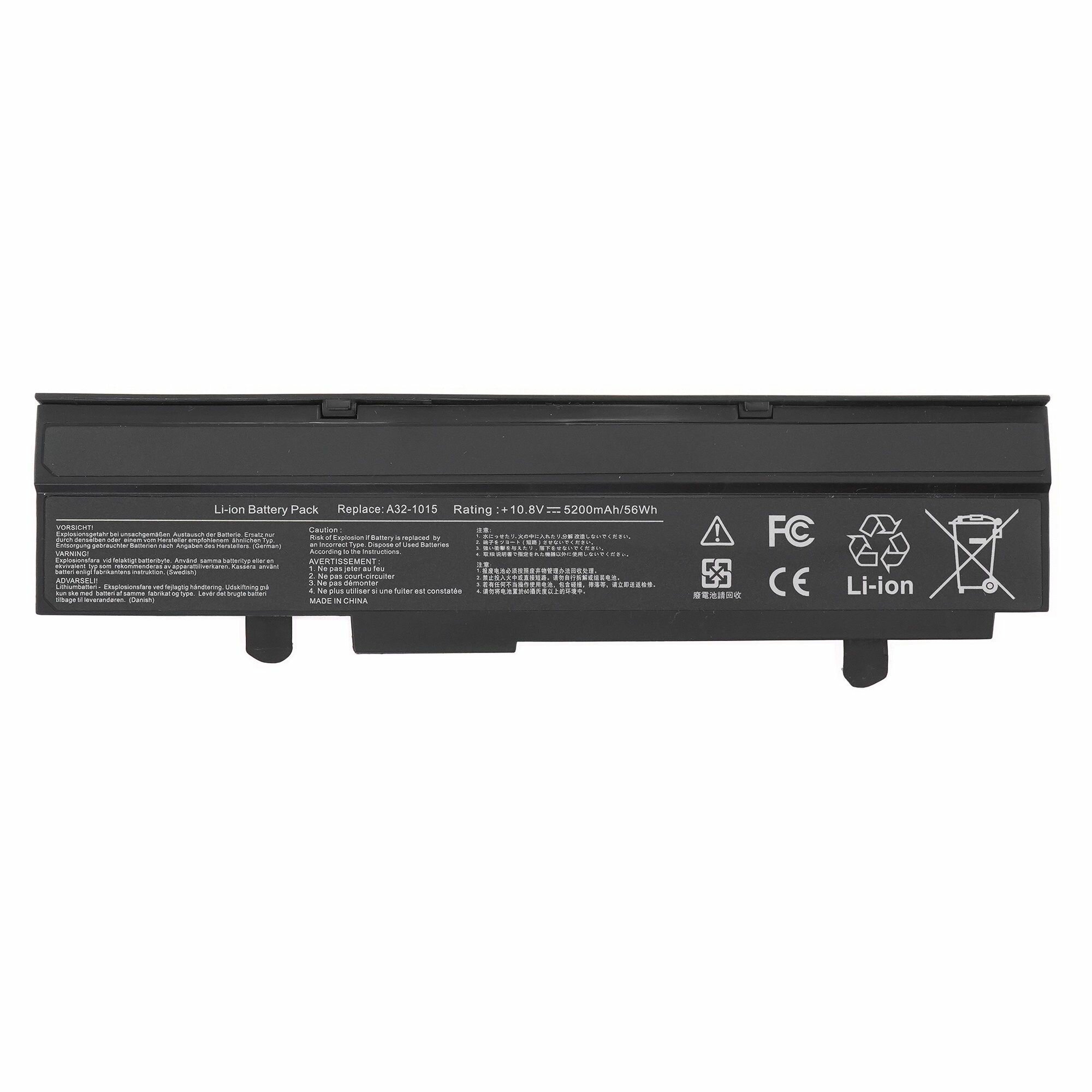 Аккумулятор для ноутбука Asus A31-1015, A32-1015, AL32-1015, PL32-1015, 11.1V, 5200mAh, код mb012157