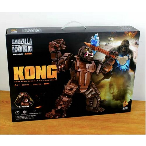Конструктор 687002 King Kong VS Godzilla Кинг-Конг 1803 детали