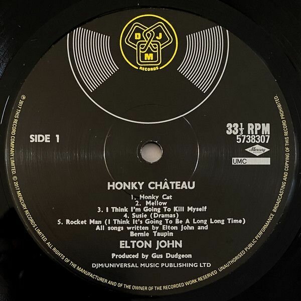 Elton John Elton John - Honky Chateau (180 Gr) UMC/Mercury UK - фото №3