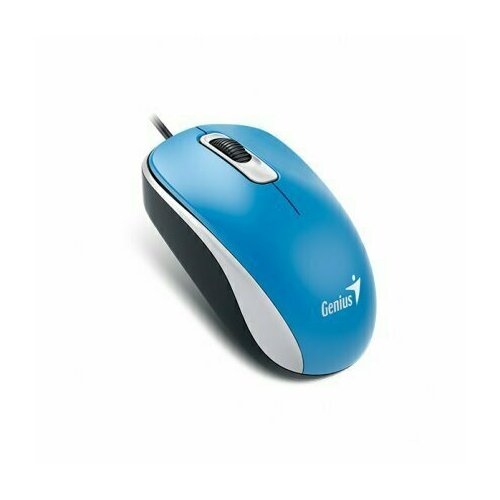 Мышь проводная Genius Mouse DX-120 Cable Optical 1000 DPI 3bts USB Blue 31010010402 61000₽