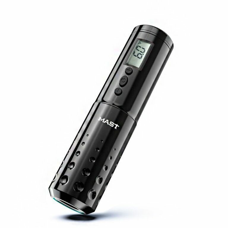 Беспроводная машинка для тату и перманентного макияжа, татуажа MAST Lancer Wireless Stroke 3.5mm Blue — фото 1