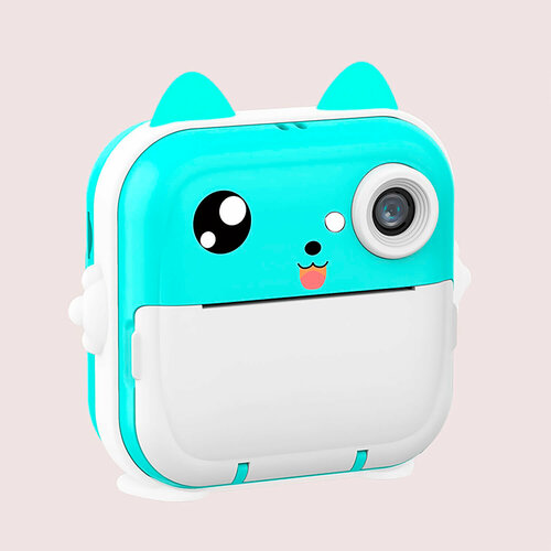 Детский фотоаппарат мгновенной печати CuteBuddy Blue