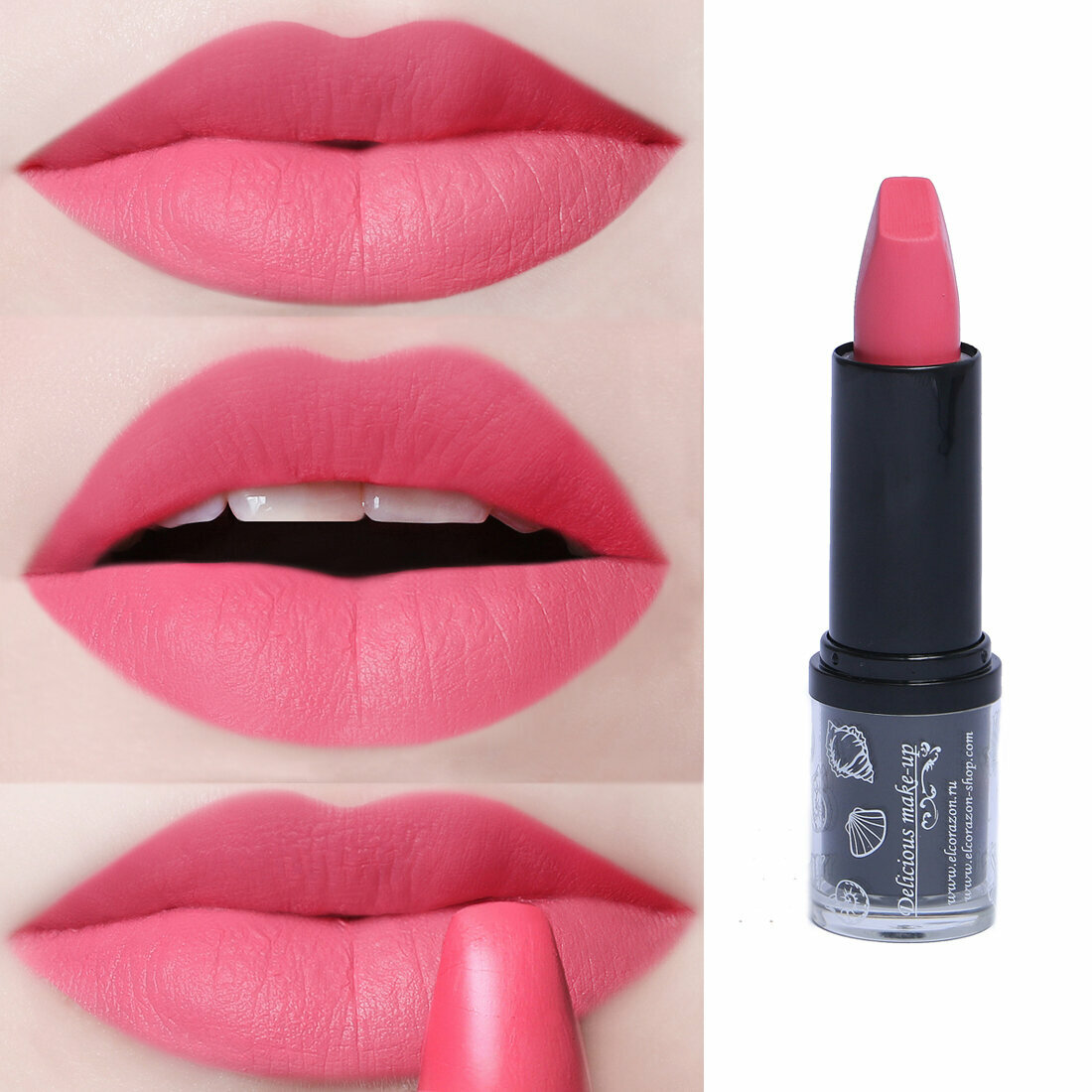 EL Corazon Помада для губ Matte Mineral Lipstick, матовая, тон №M-624