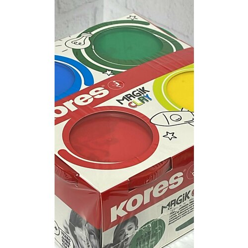 Тесто для лепки MAGIK CLAY 40г х 4 цвета в наб. 34241