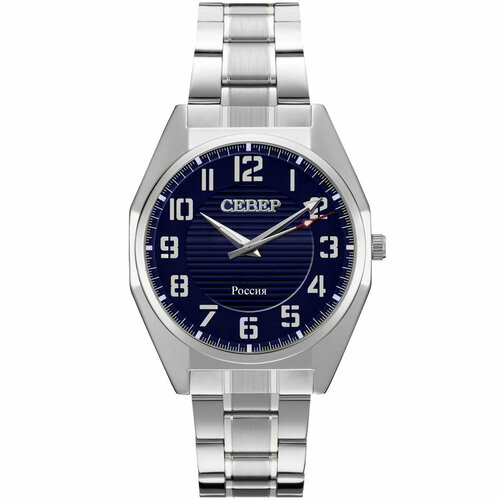 Наручные часы Север Классика AX-E2035-110-175, серебряный, синий