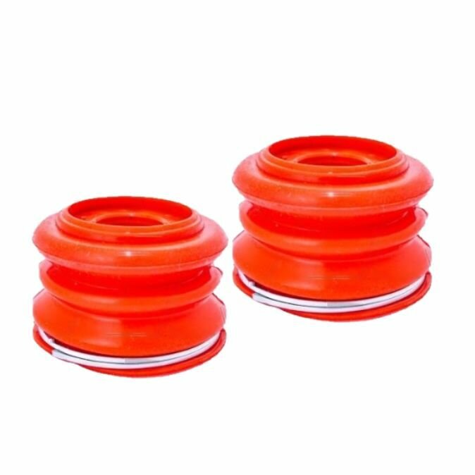 фото Пыльник опоры шаровой ВАЗ-2123 со стопорным кольцом / силикон красный / A-SPORT