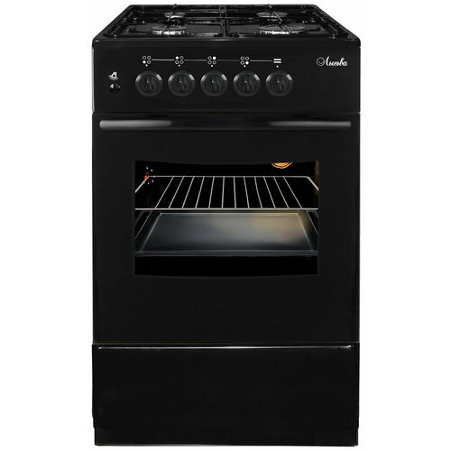 Газовая плита Лысьва ГП 4к20 МС-2у черная без крышки 2226300₽