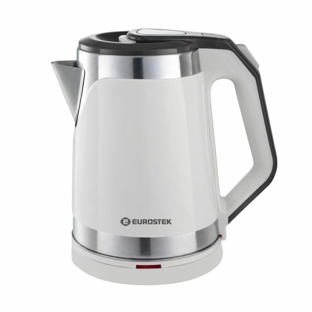 фото Чайник EUROSTEK EEK-2021 двойные стенки белый